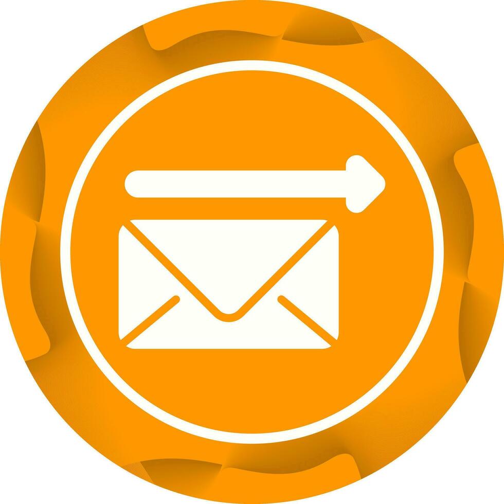 Envelope with arrow Vector Icon