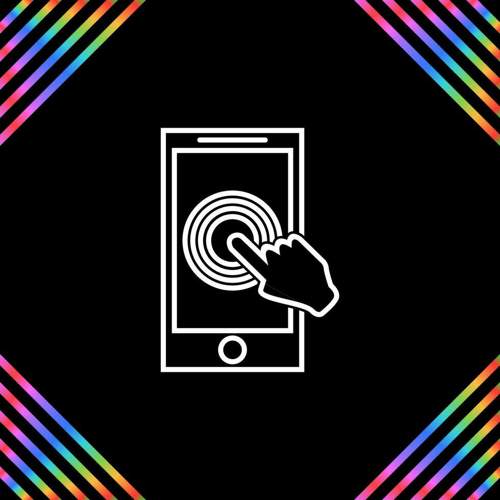 Touch Screen Vector Icon