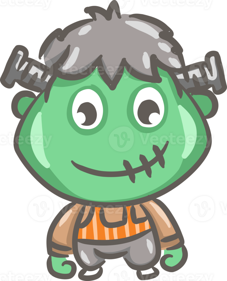 Halloween character cartoon elements png