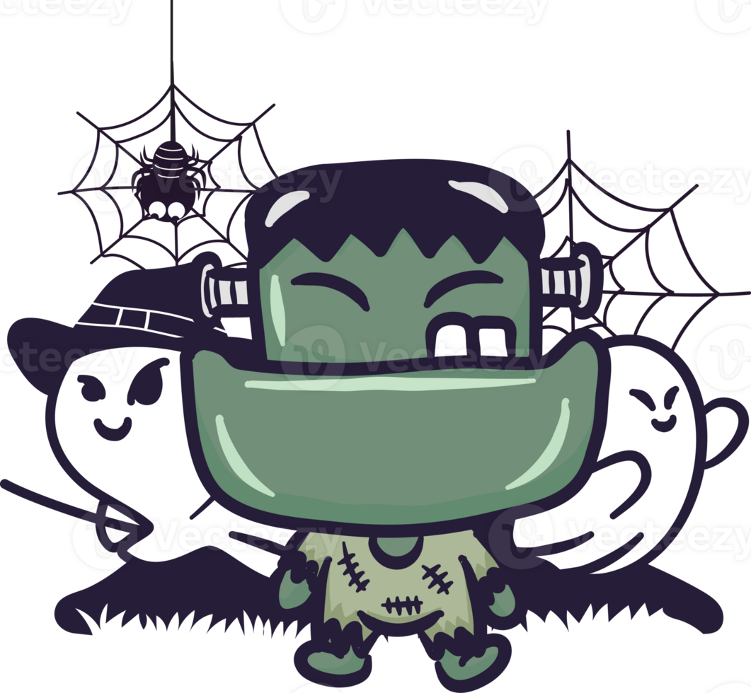 Halloween character elements png