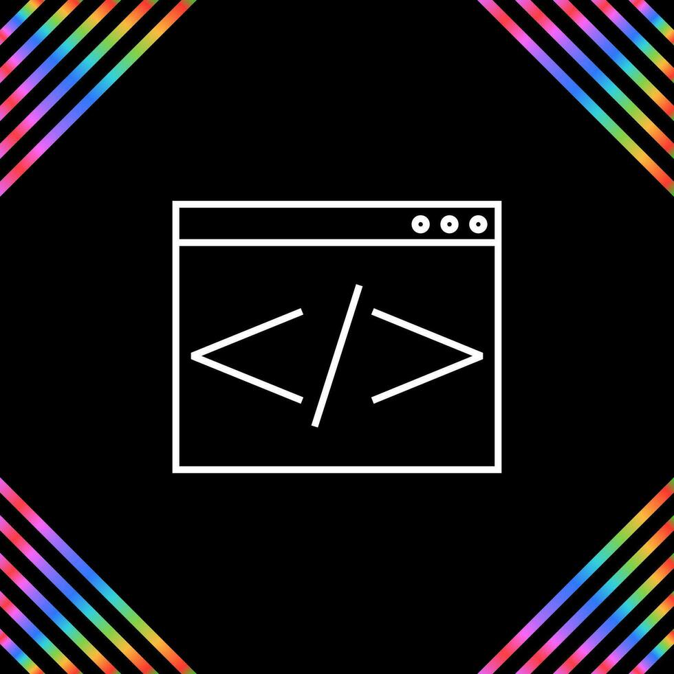 Html Coding Vector Icon