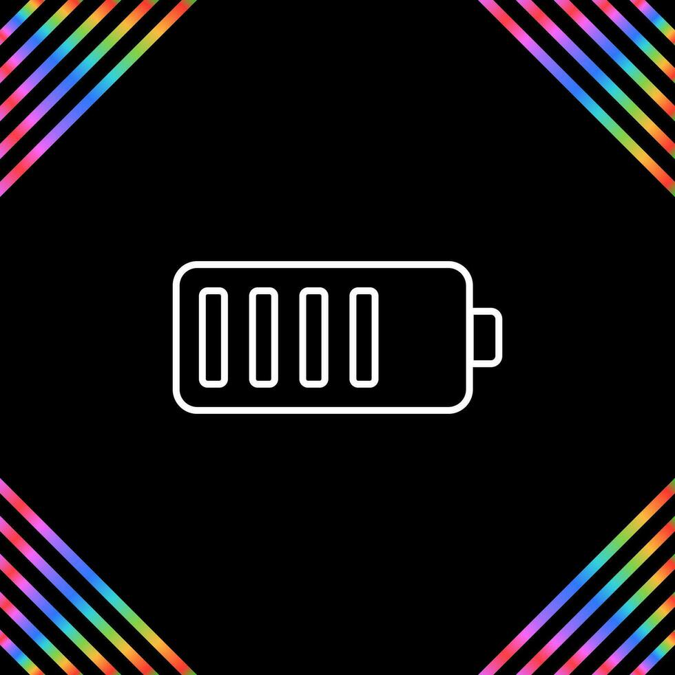 Full Battery Vector Icon