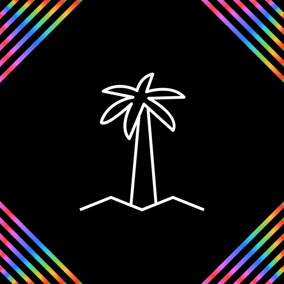 Coconut Tree Vector Icon