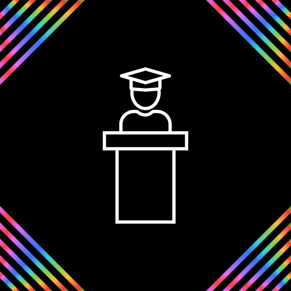Guest Speaker Vector Icon