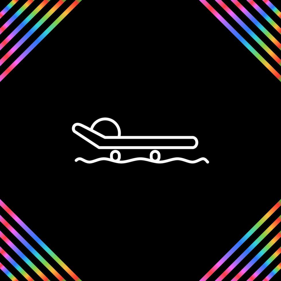 Sled with seat Vector Icon