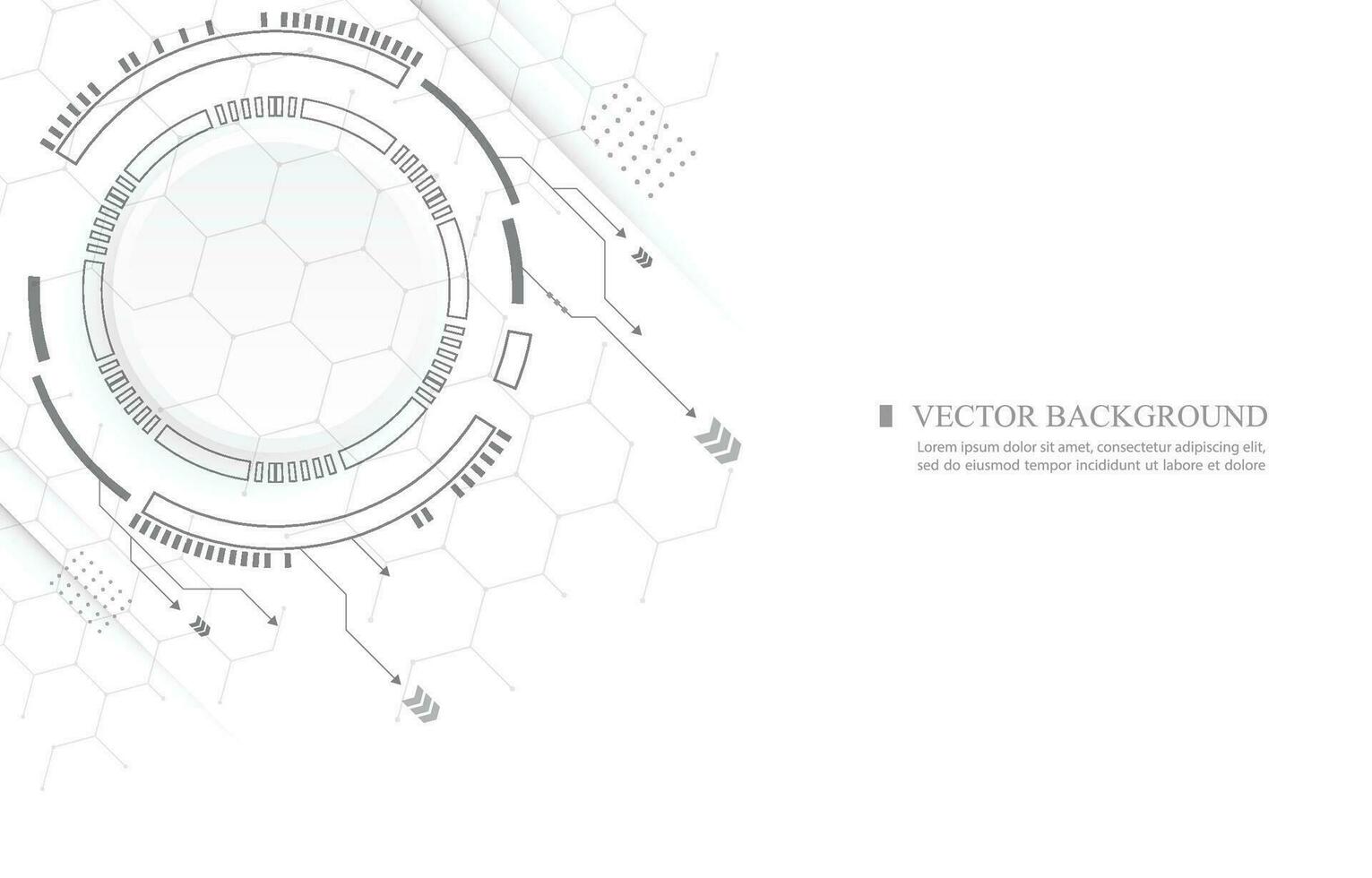 White abstract technology background.communication concept. vector