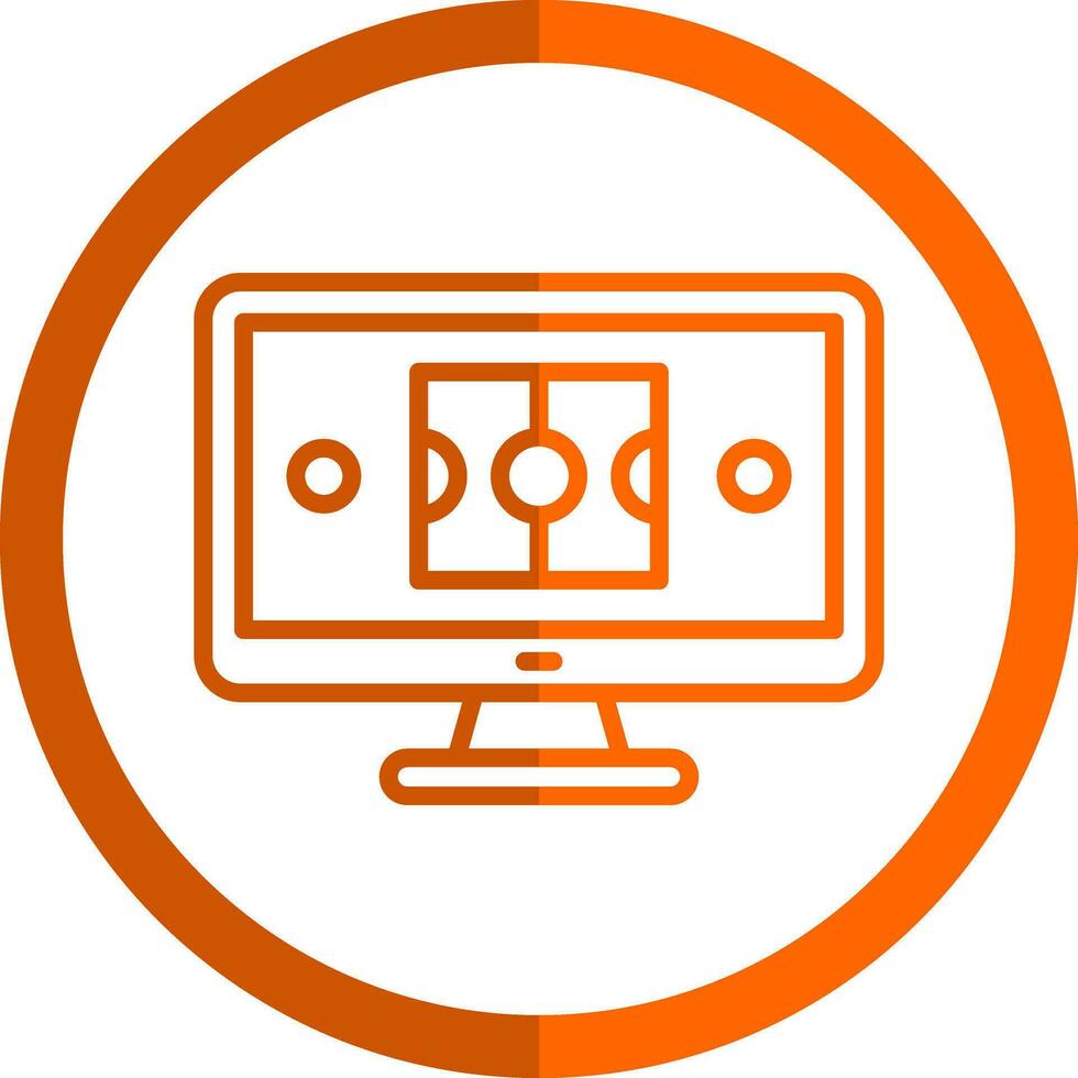 Online Game  Vector Icon Design