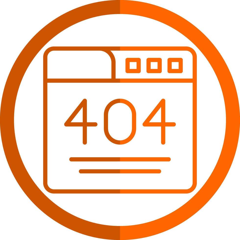 404 Error  Vector Icon Design