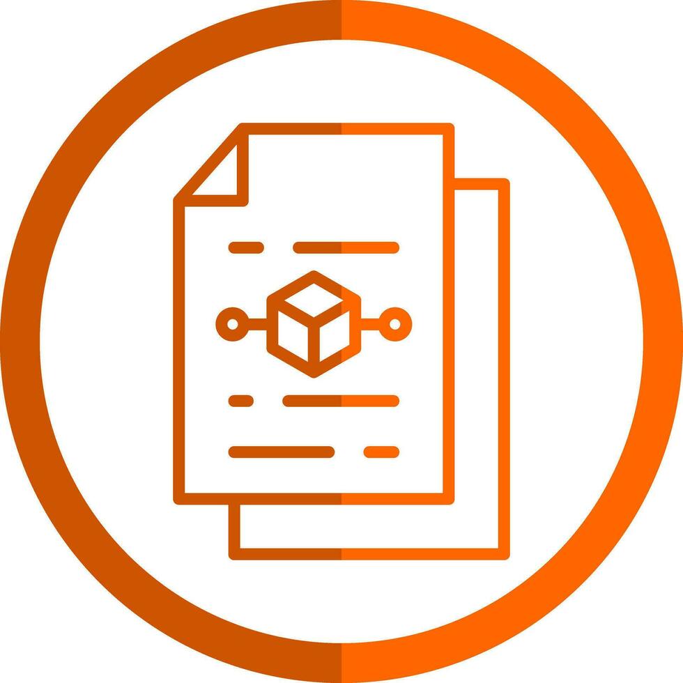Blockchain  Vector Icon Design