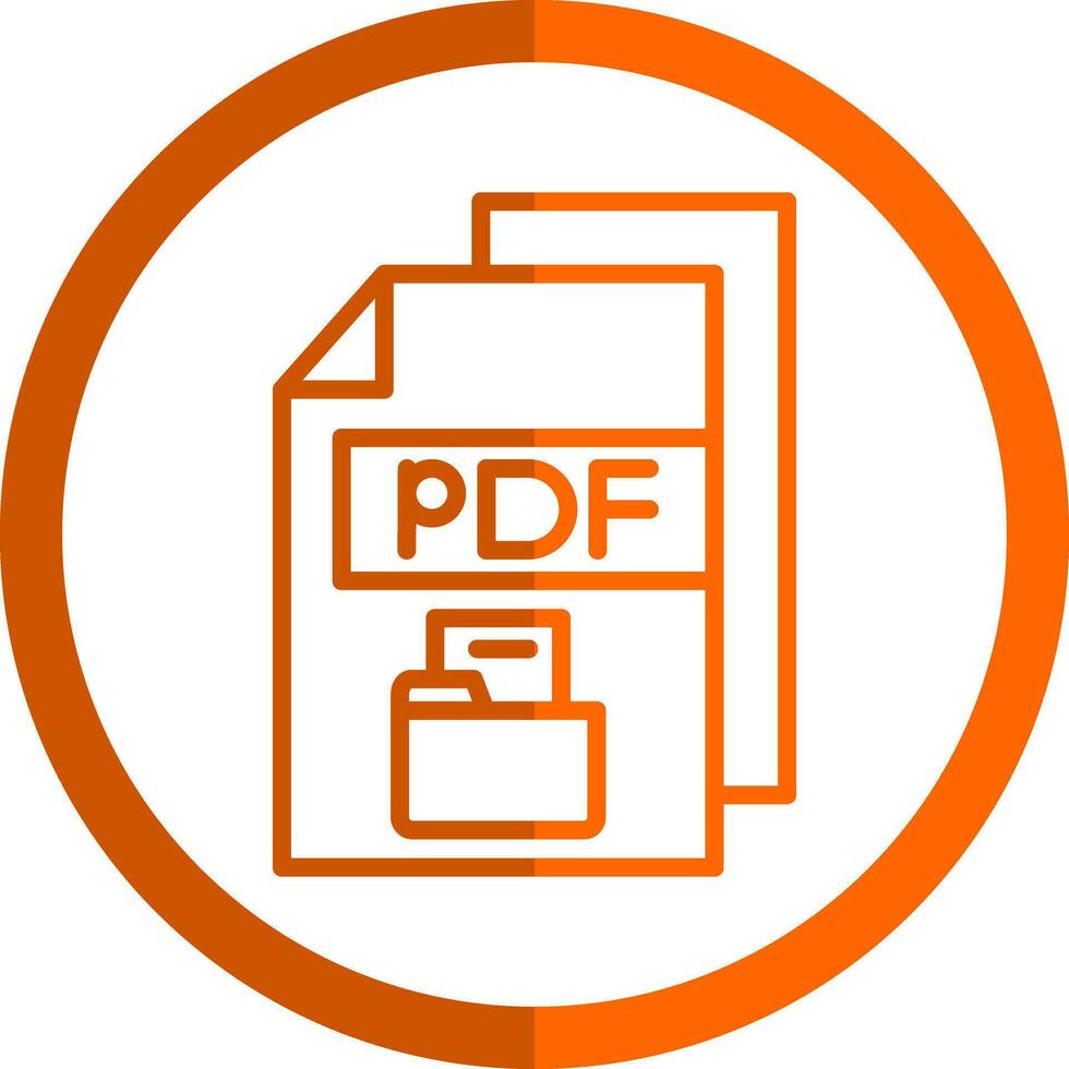 pdf vector icono diseño