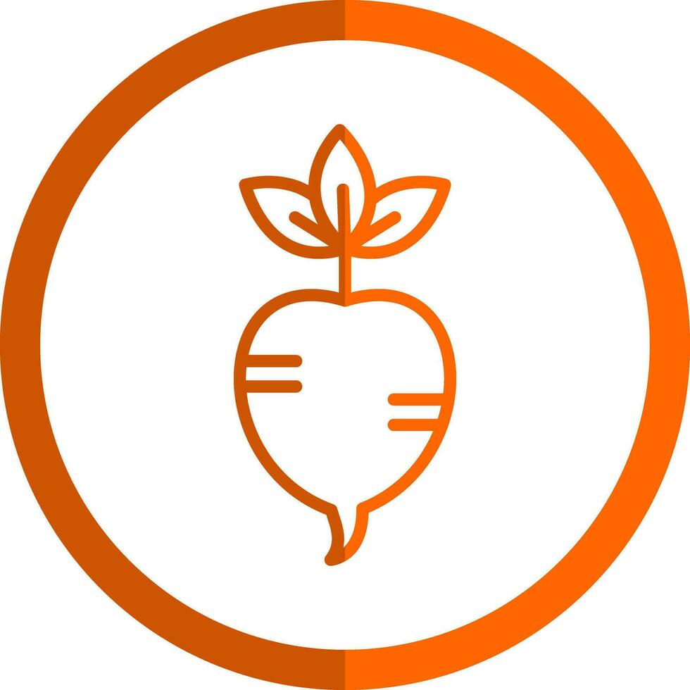 Beet Vector Icon Design