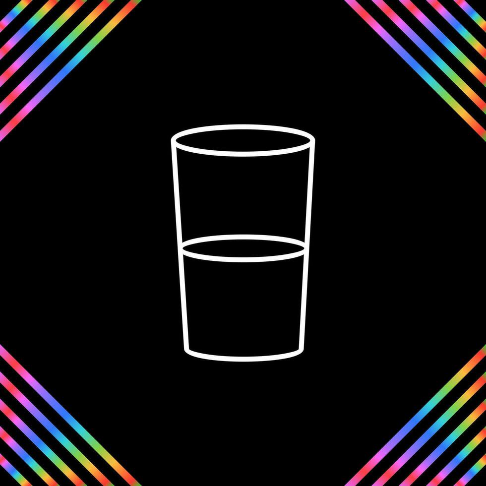 Water Glasses Vector Icon