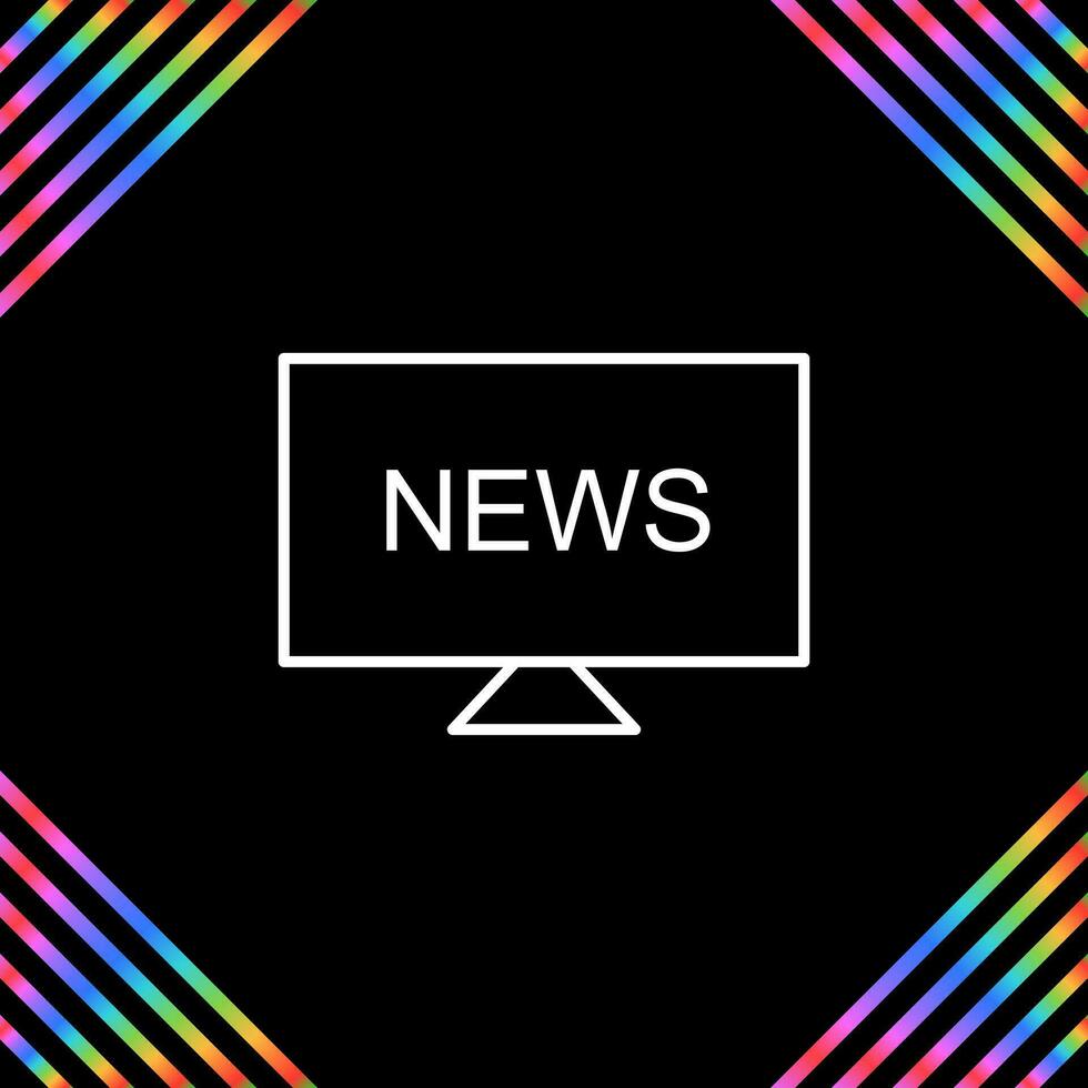 National News Vector Icon