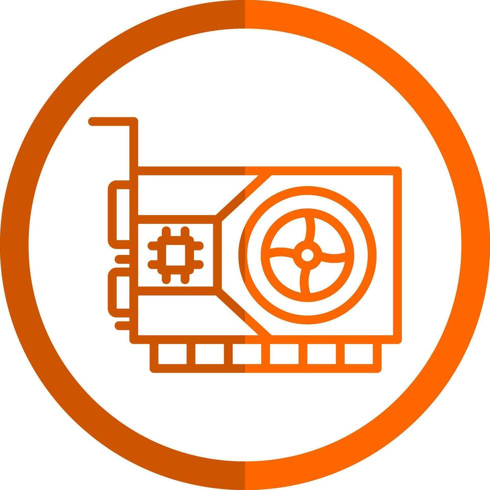 Graphic Card  Vector Icon Design