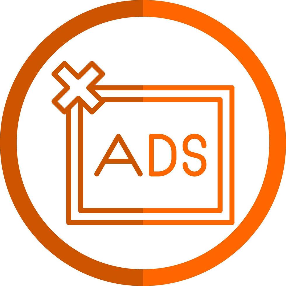 Remove ads  Vector Icon Design