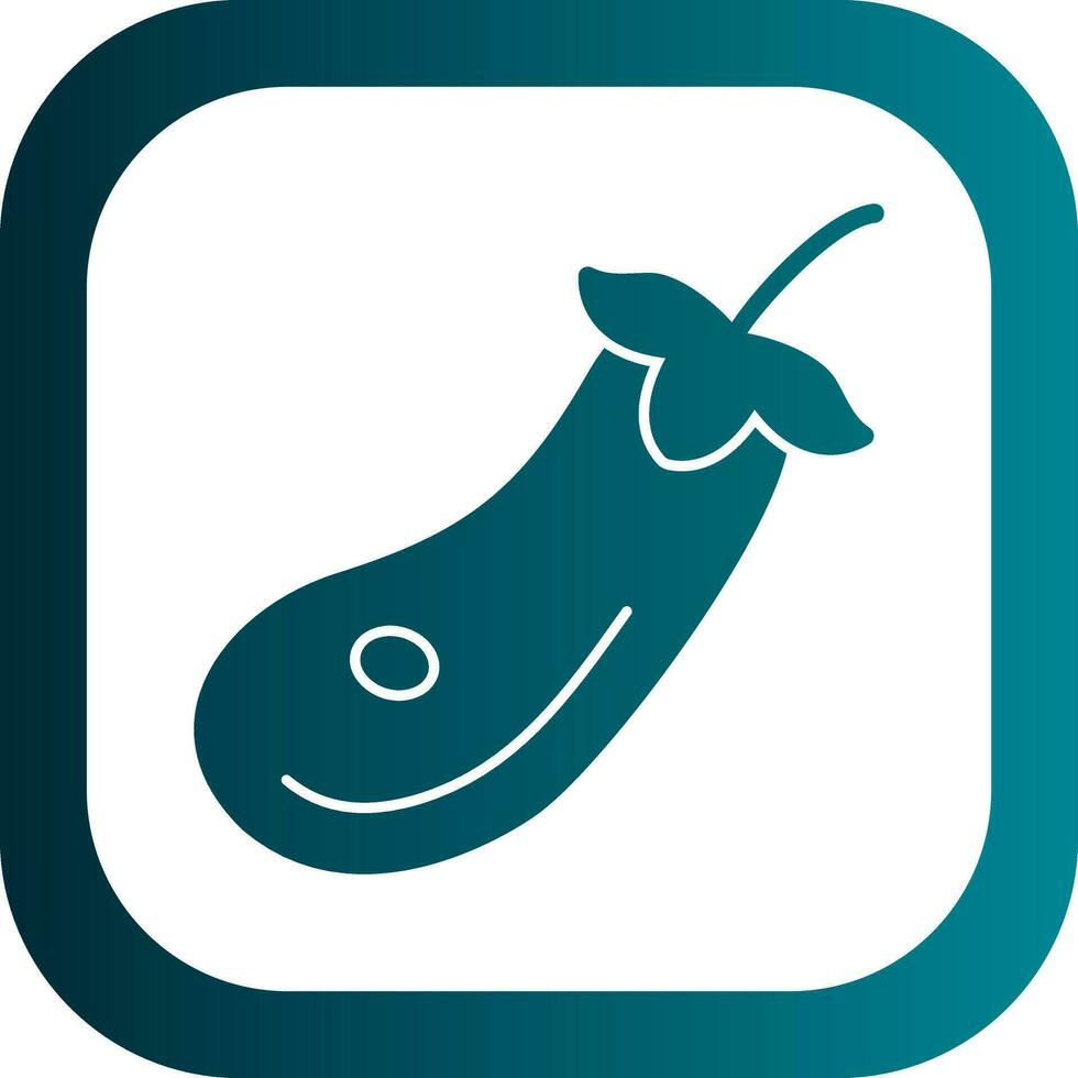 Eggplant Vector Icon Design