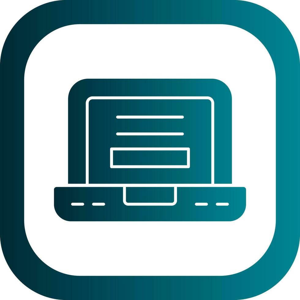 Laptop  Vector Icon Design