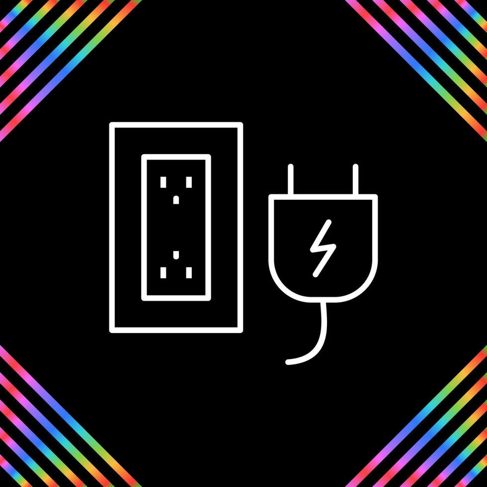 Plug and Socket Vector Icon