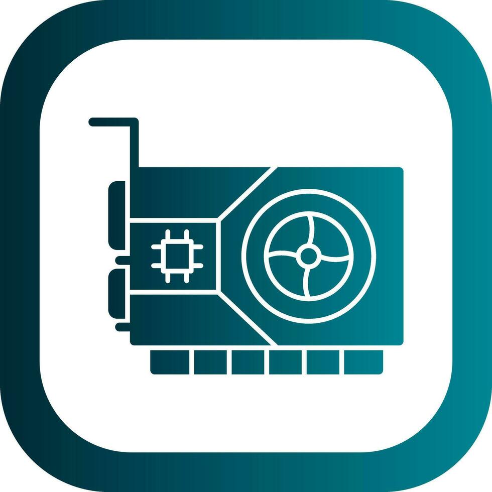 Graphic Card  Vector Icon Design