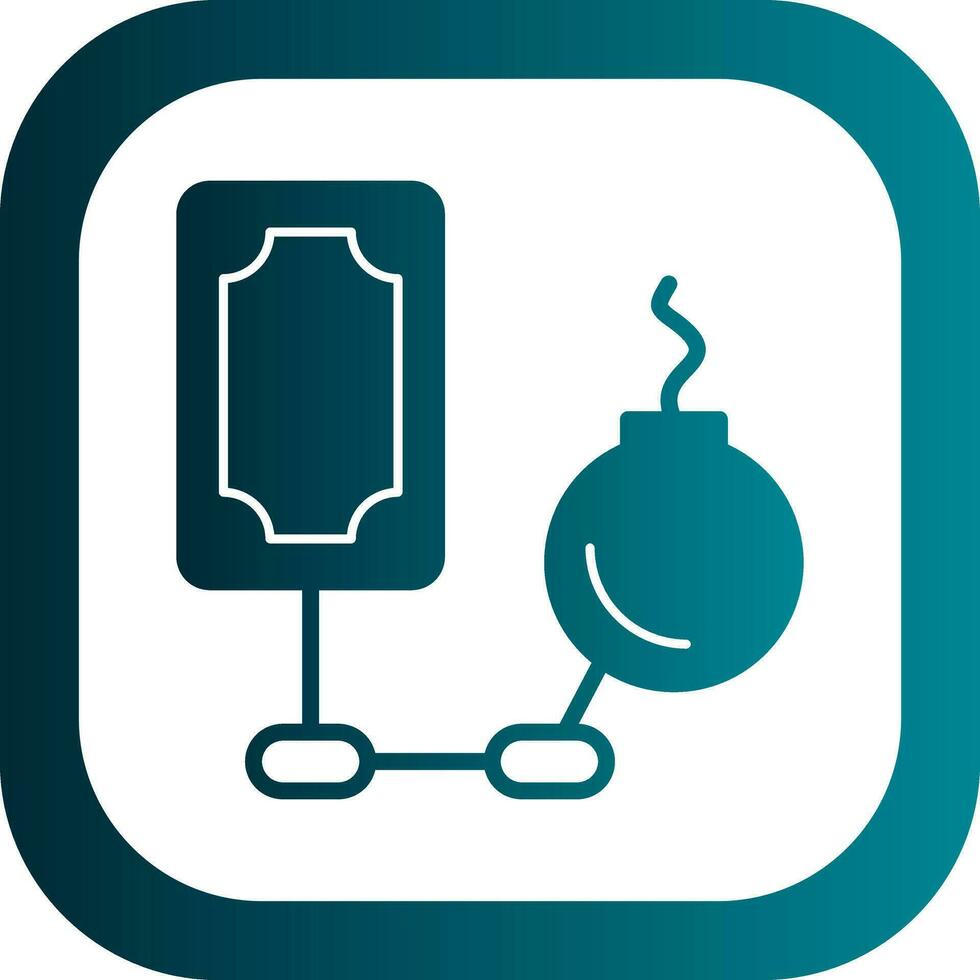 Debt Vector Icon Design