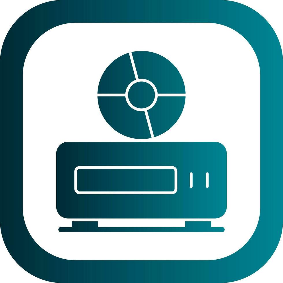 Dvd Player  Vector Icon Design