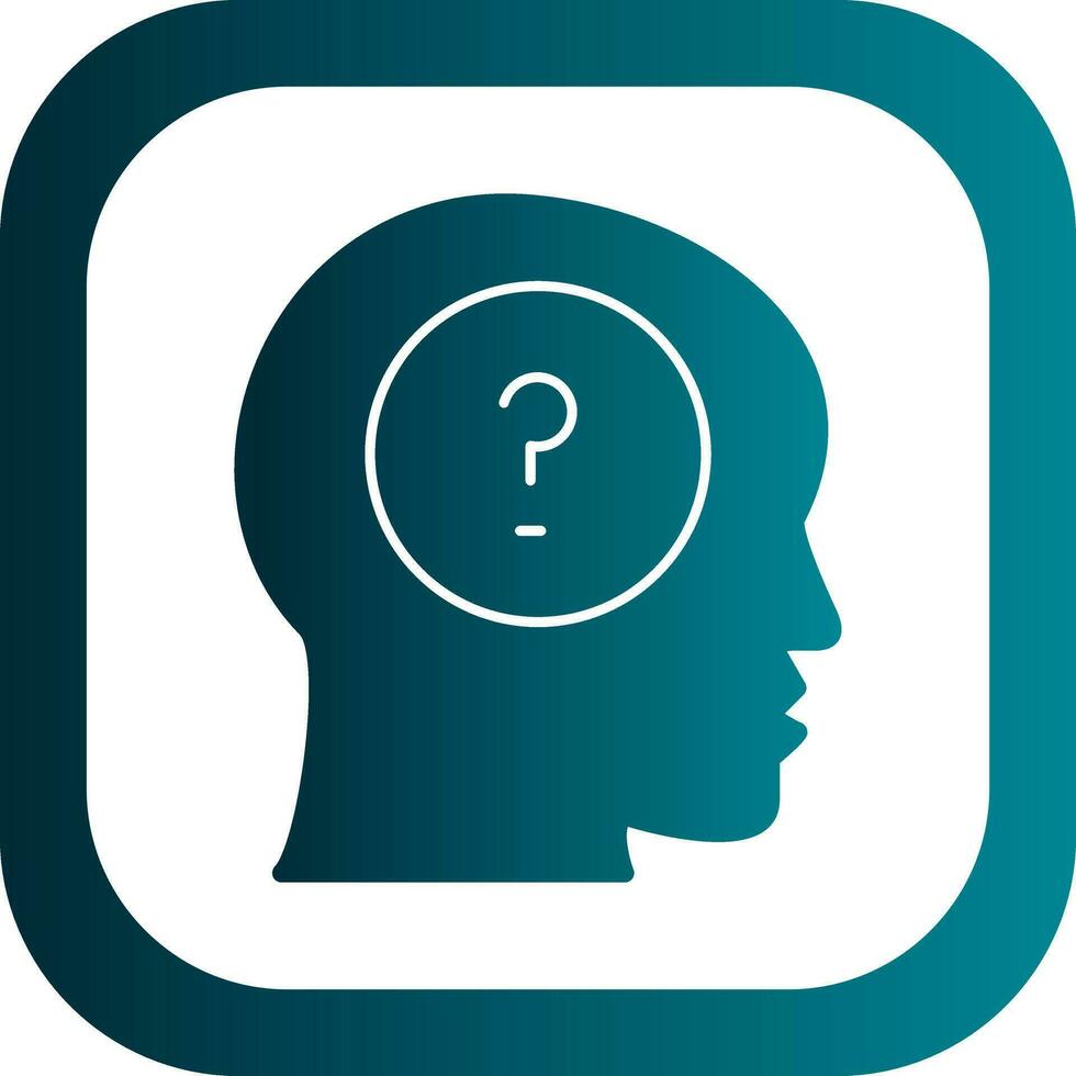 Mental Disorder Vector Icon Design