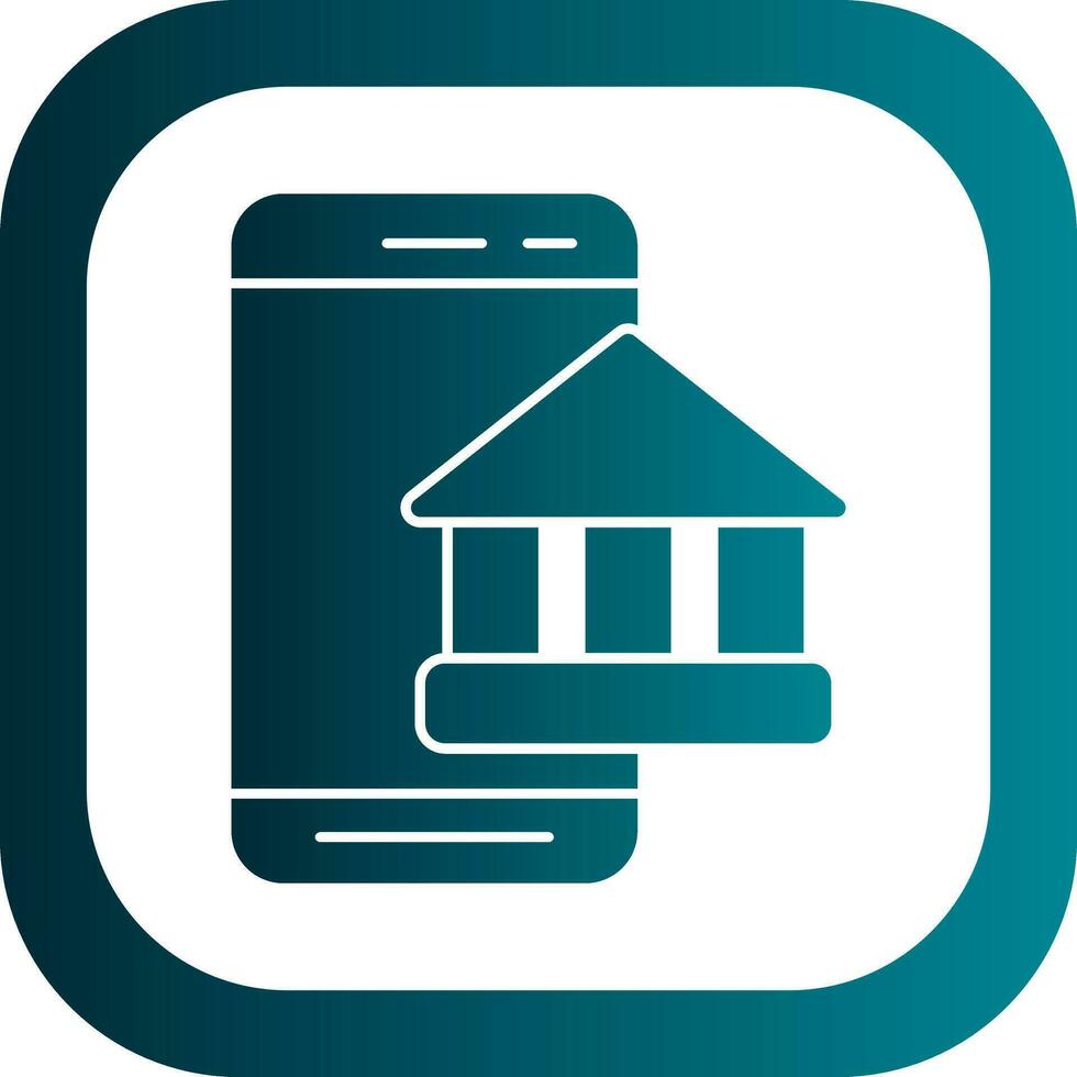 Mobile Banking  Vector Icon Design