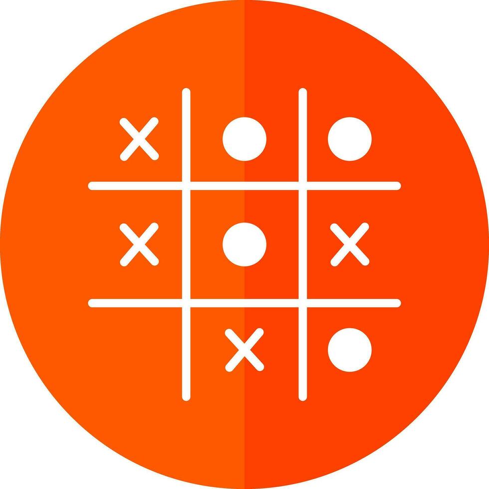 Tic Tac Toe  Vector Icon Design