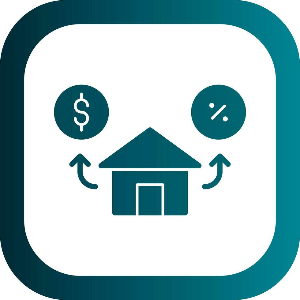 Mortgage Vector Icon Design