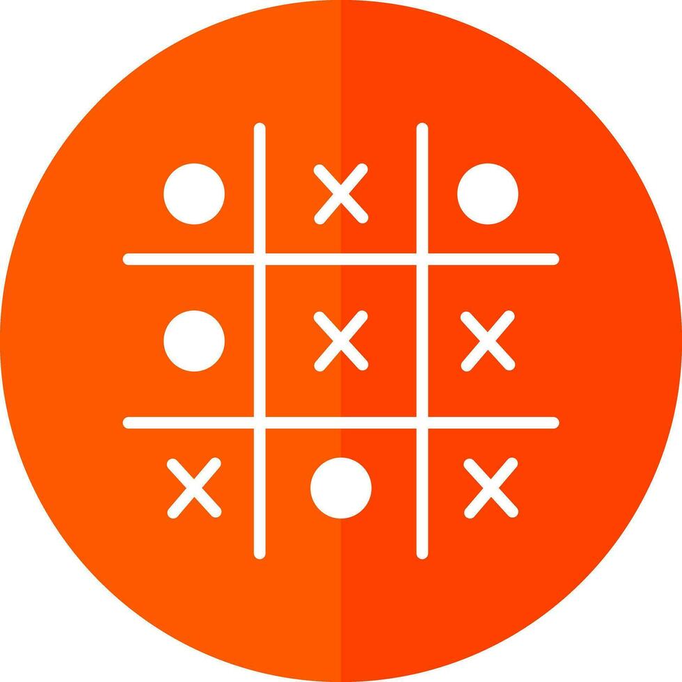 Tic Tac Toe  Vector Icon Design