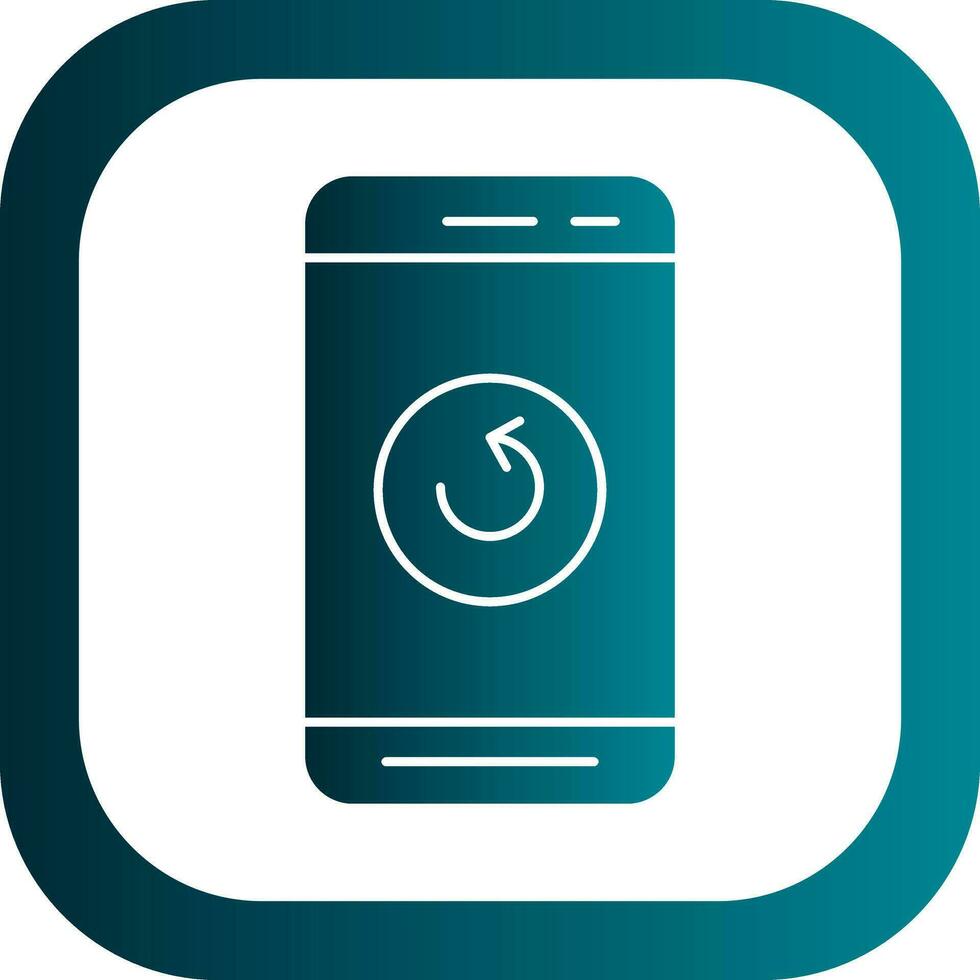 Mobile Refresh  Vector Icon Design