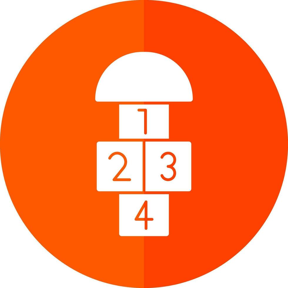 Hopscotch  Vector Icon Design