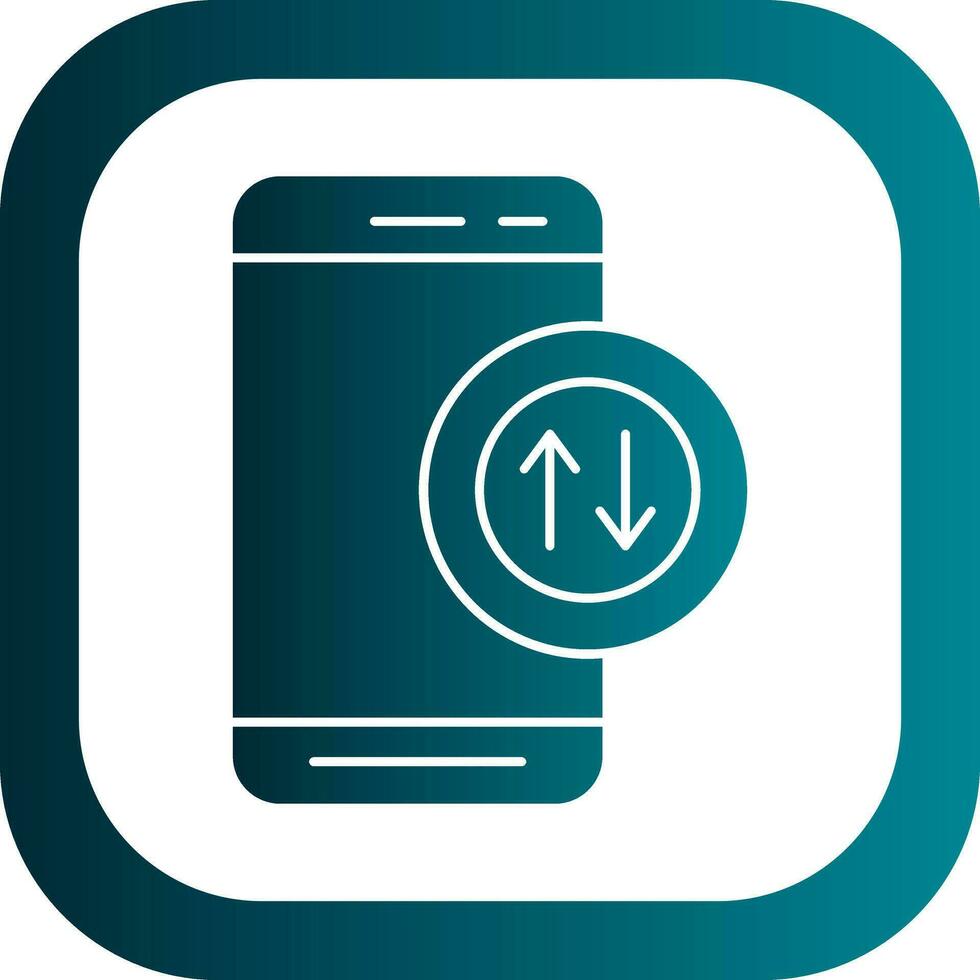 Mobile Data  Vector Icon Design