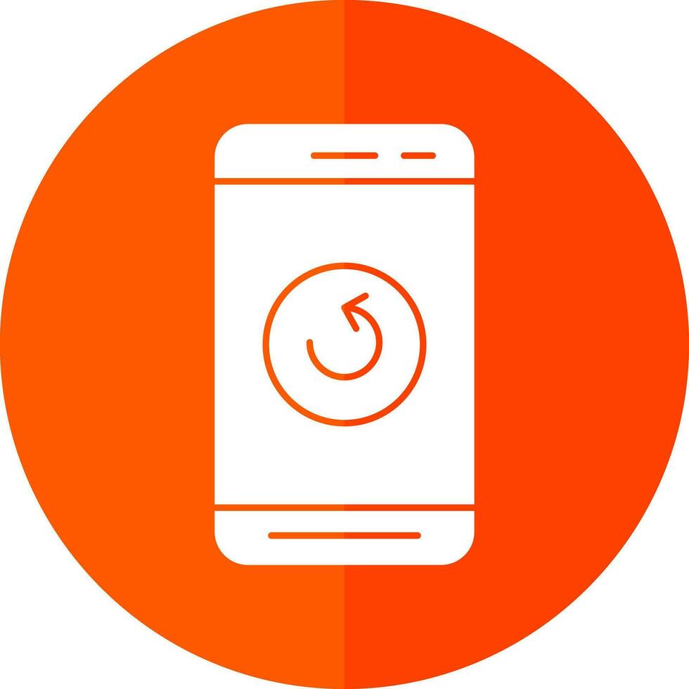 Mobile Refresh  Vector Icon Design