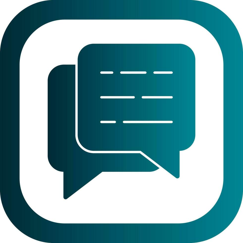 Chat Box  Vector Icon Design