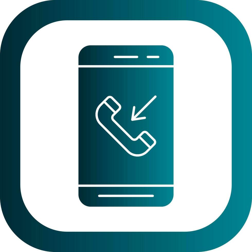 Incoming Call  Vector Icon Design