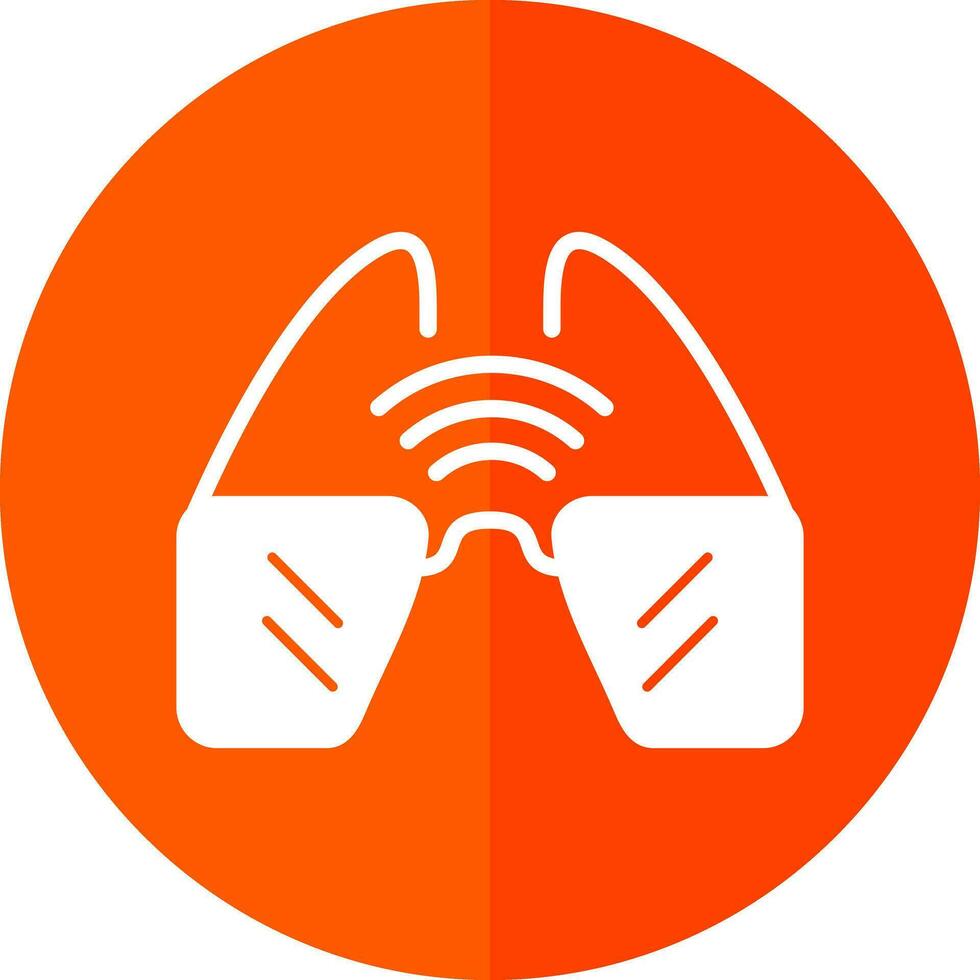 Smart Glasses  Vector Icon Design
