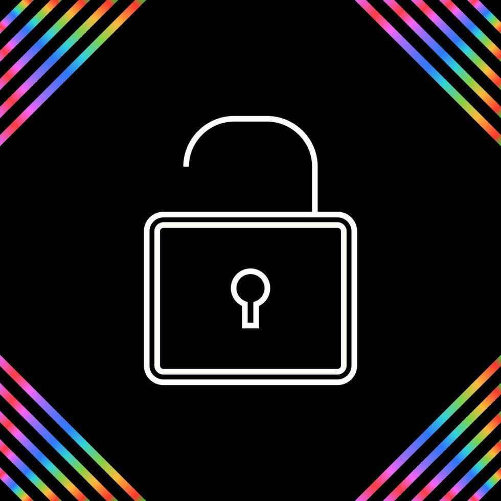 Open Lock Vector Icon Vector Icon