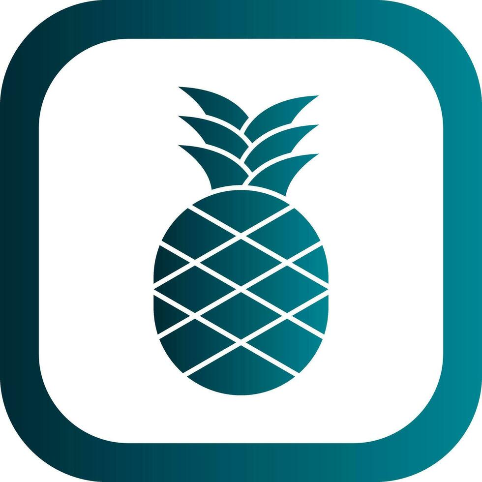 Pineapple Vector Icon Design