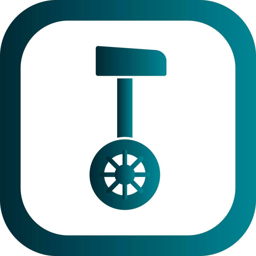 Unicycle  Vector Icon Design