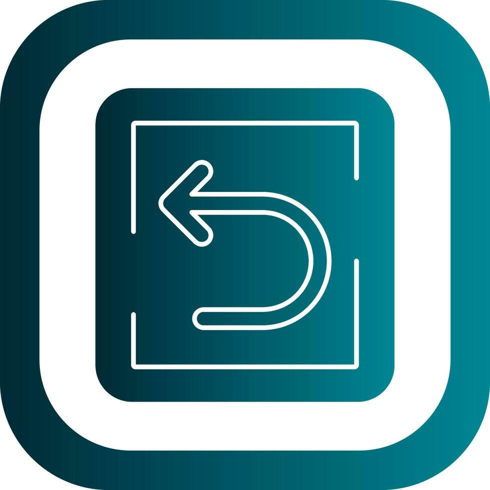 Back Arrow Vector Icon Design