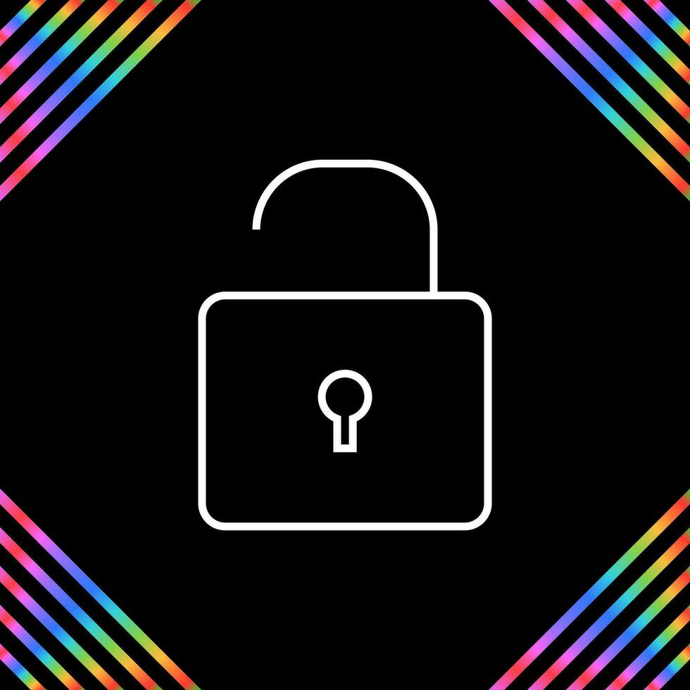 Open Lock Vector Icon