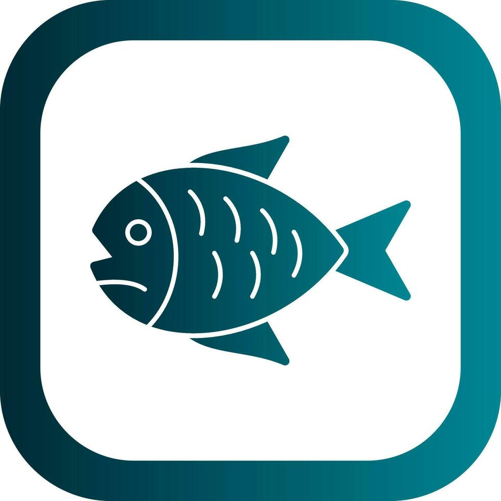 diseño de icono de vector de pescado