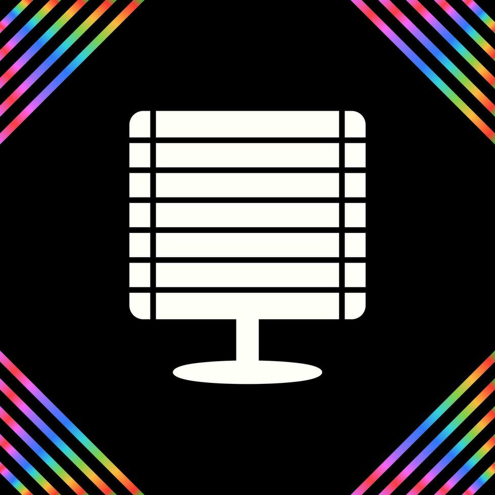 Infrared Heater Vector Icon