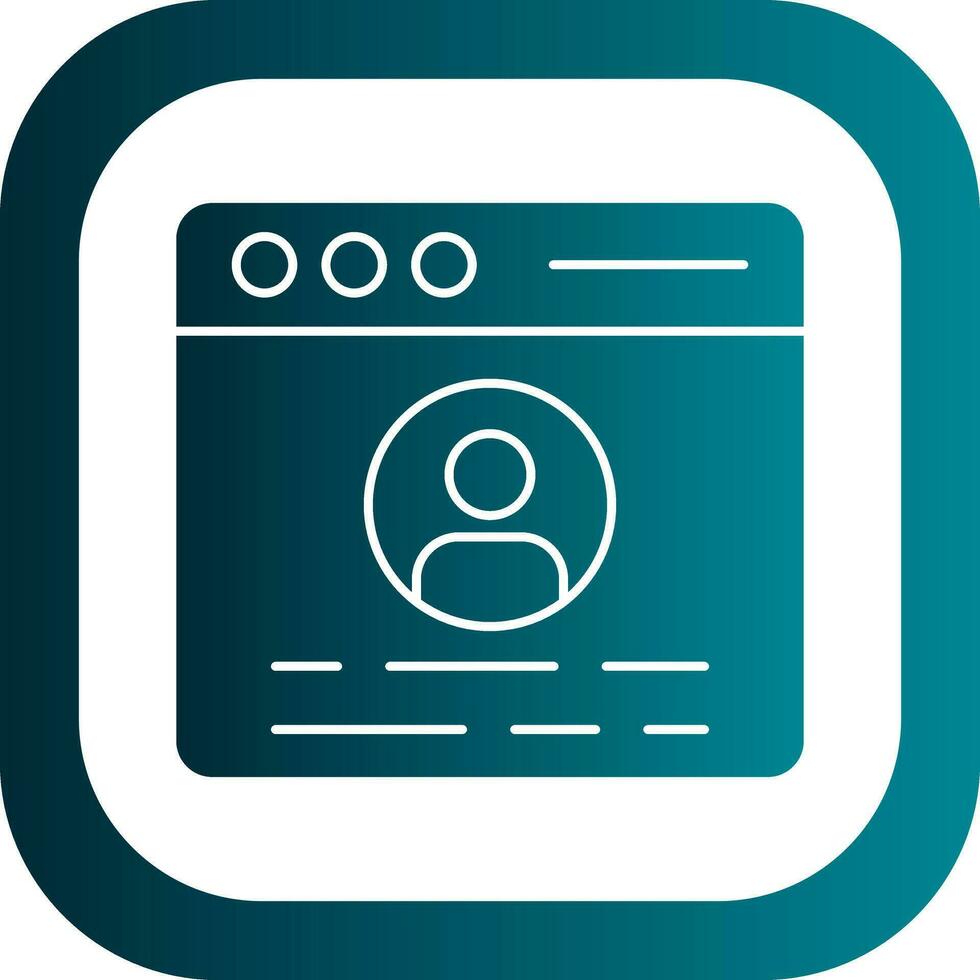 Profile  Vector Icon Design