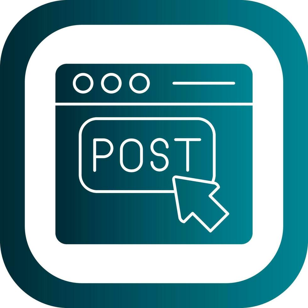 Post  Vector Icon Design