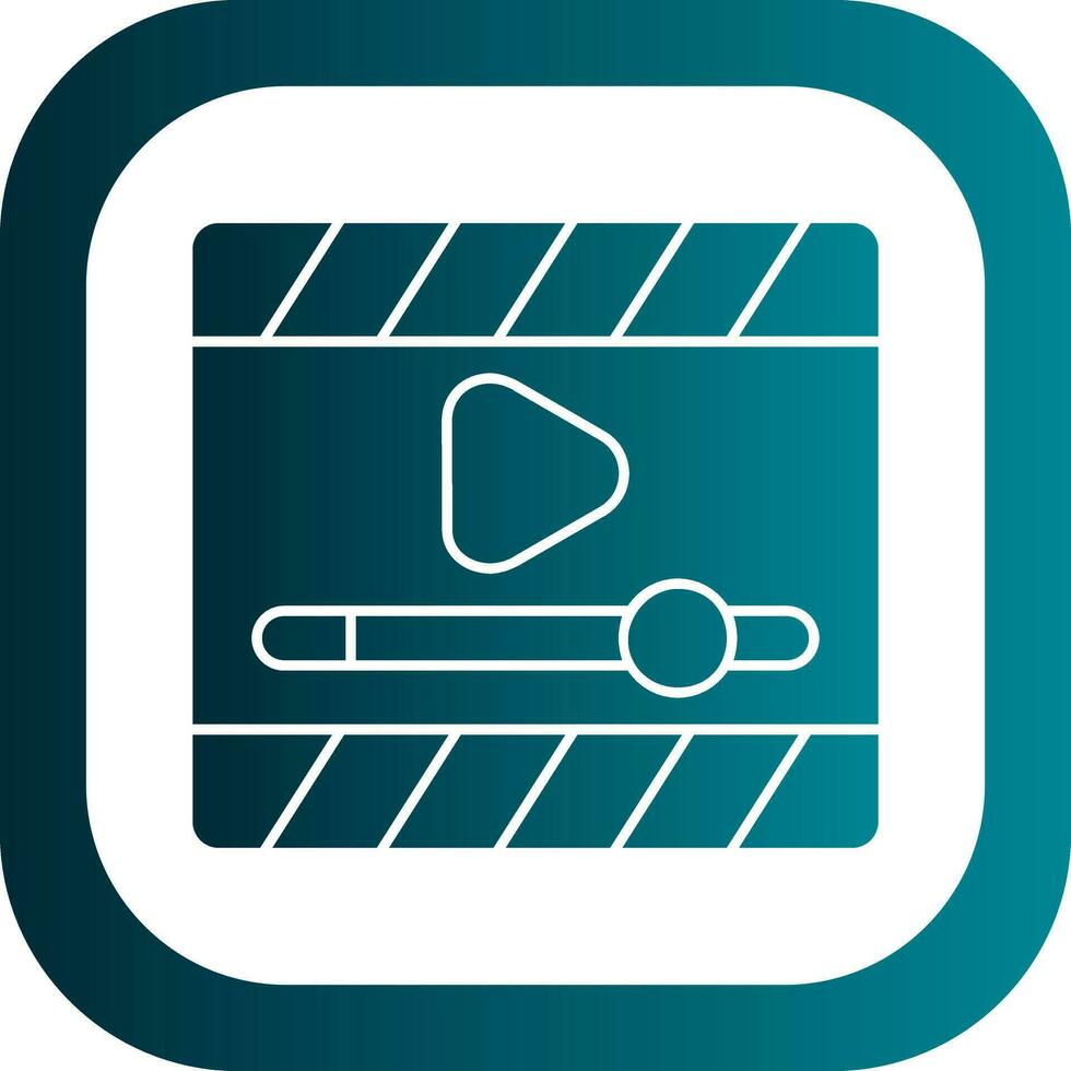 Video Player  Vector Icon Design