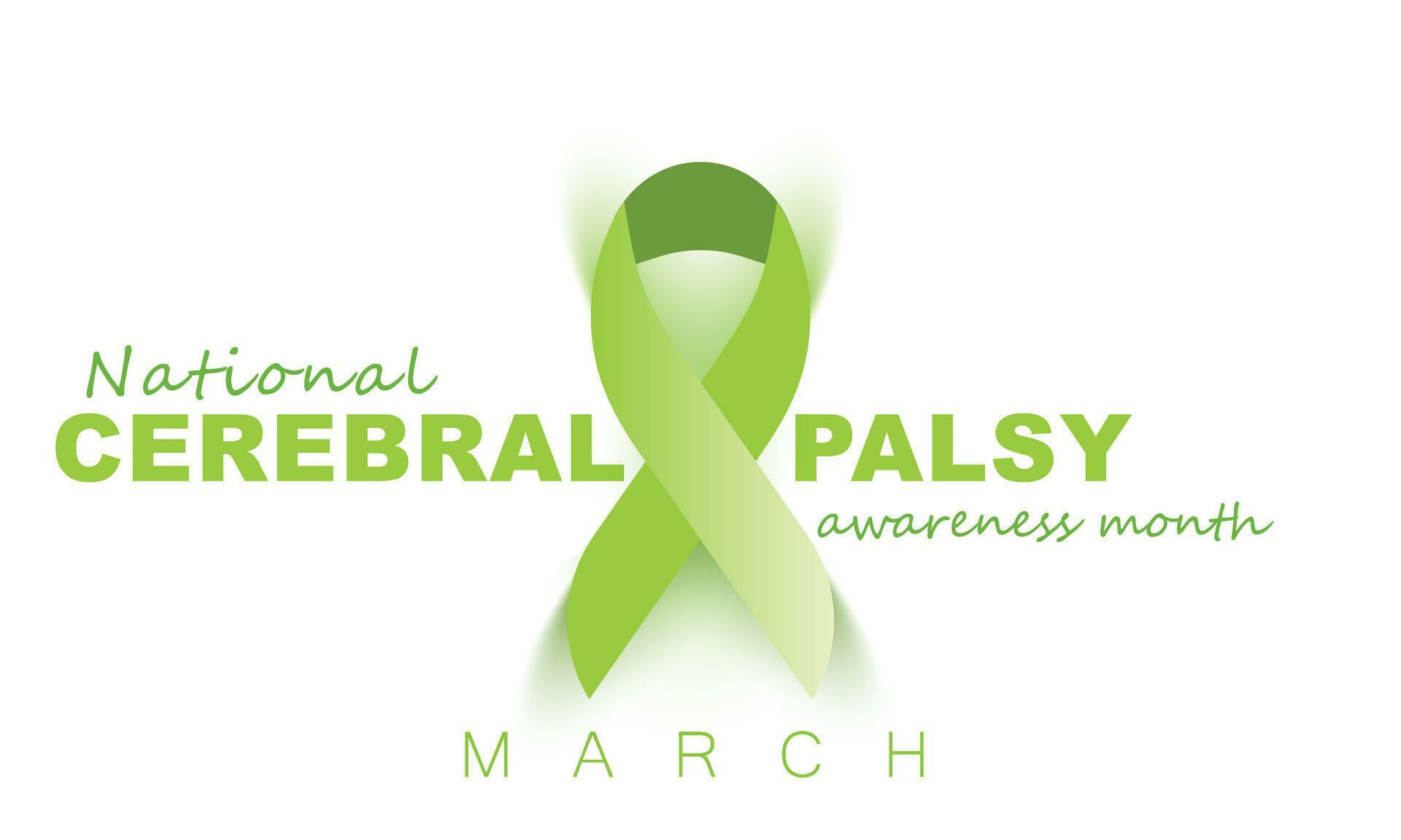 National cerebral palsy awareness month. background, banner, card