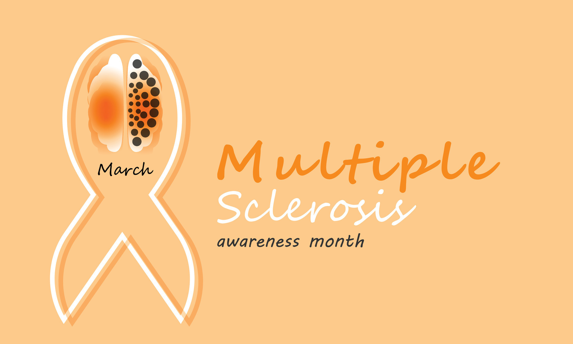 Multiple Sclerosis awareness month. background, banner, card, poster
