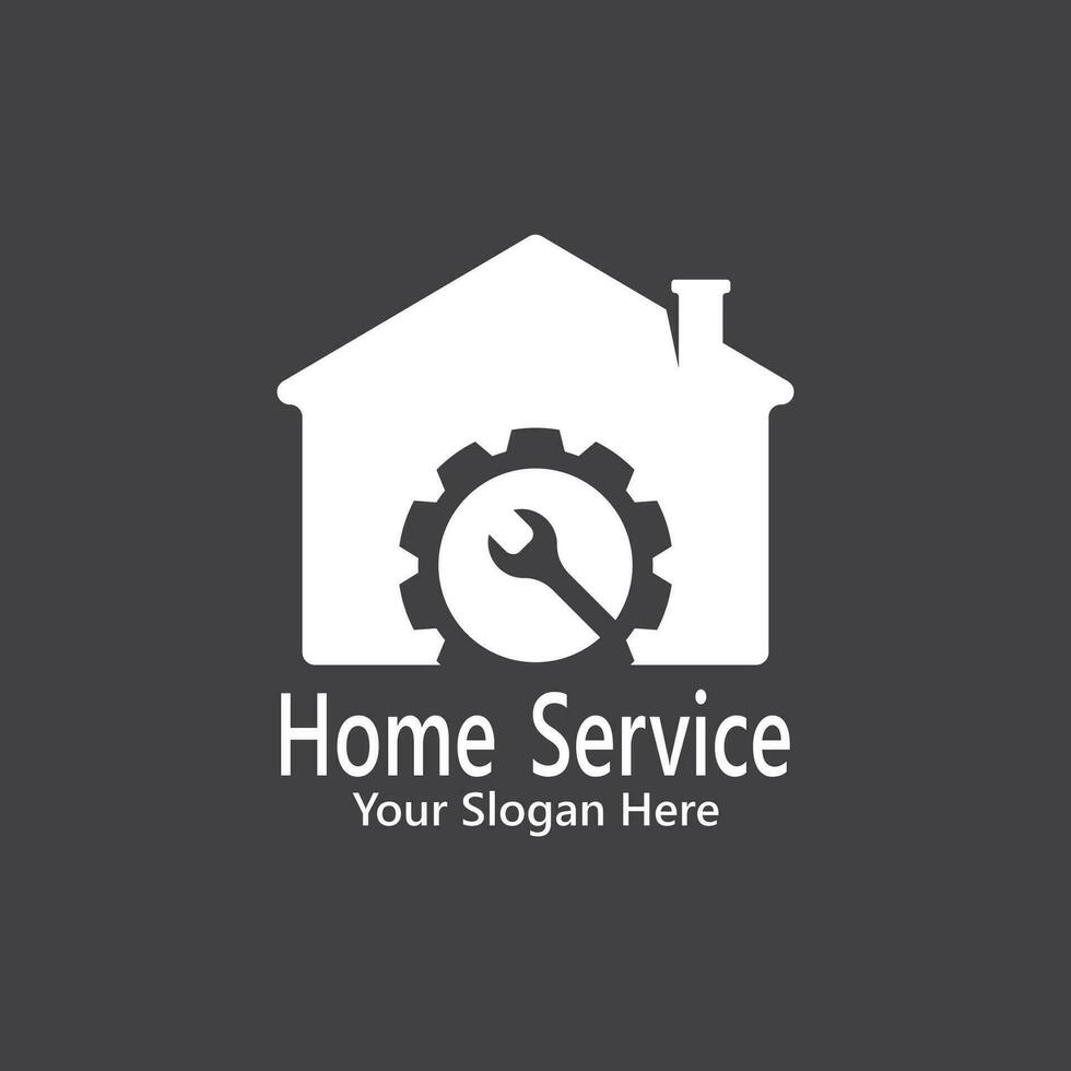 hogar Servicio construcción logo vector modelo